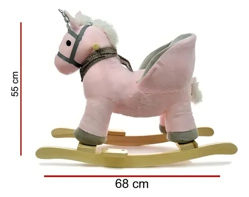 Mecedor Balancin Madera Rosa - Imagen 4